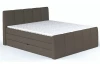 Postel boxspring Fresco 180x200 cm, světle hnědá látka